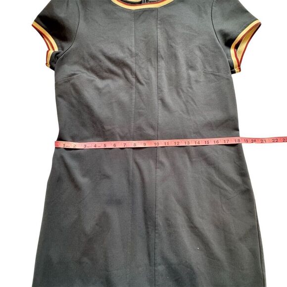 Brooks Brothers Women's Sheath Dress Size 14 Midi Short Sleeve Red White Blue - Picture 6 of 11